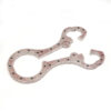 ALUMINUM CANGUE WITH PADLOCK BONDAGE YOKE SHREW'S FIDDLE RESTRAINT