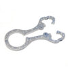 ALUMINUM CANGUE WITH PADLOCK BONDAGE YOKE SHREW'S FIDDLE RESTRAINT - Image 4
